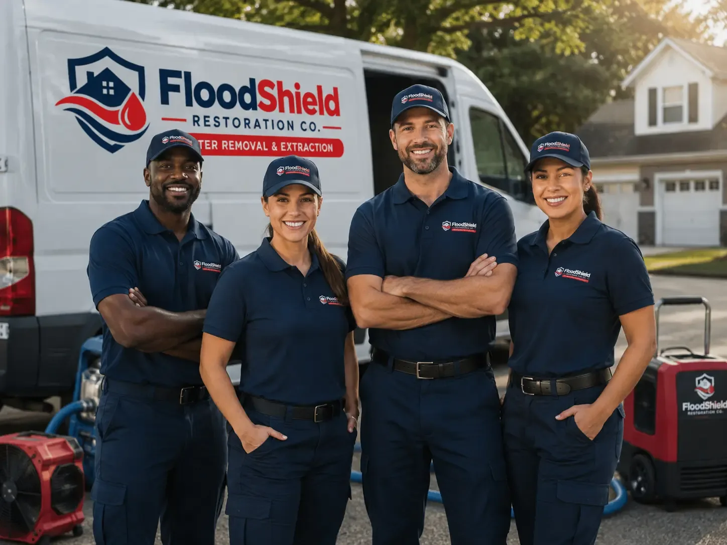 Flood Damage Restoration company in Millfield, OH